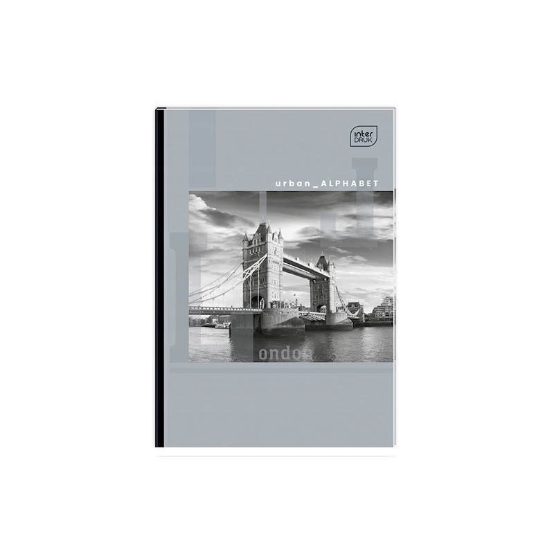 Brulion B5 96k linia oprawa półtwarda INTERDRUK