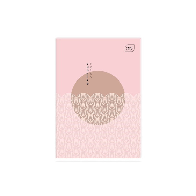 Brulion B5 96k linia oprawa półtwarda INTERDRUK