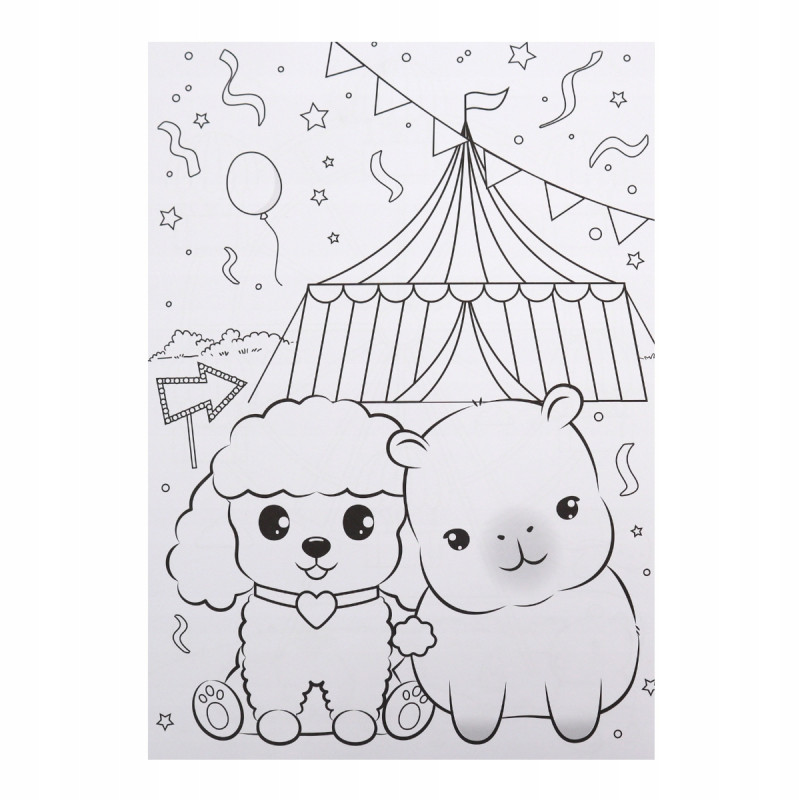Blok kolorowanka Małego Artysty A4 Kapi Fun 120g/m2 8ark. HA 3812 2030-MAKF HAPPY COLOR