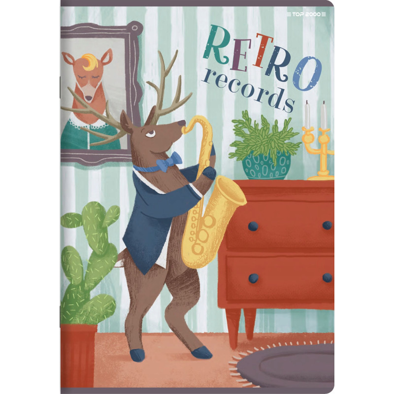 Zeszyt A5 16k kratka 70g BOOK/RETRO 400169369 TOP 2000