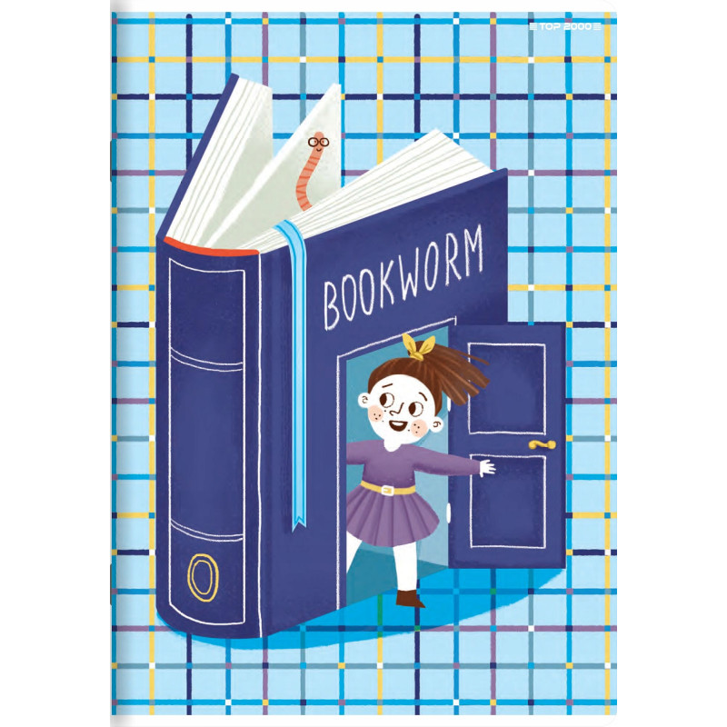 Zeszyt A5 16k linia podwójna kolorowa 70g BOOK/RETRO 400169400 TOP 2000