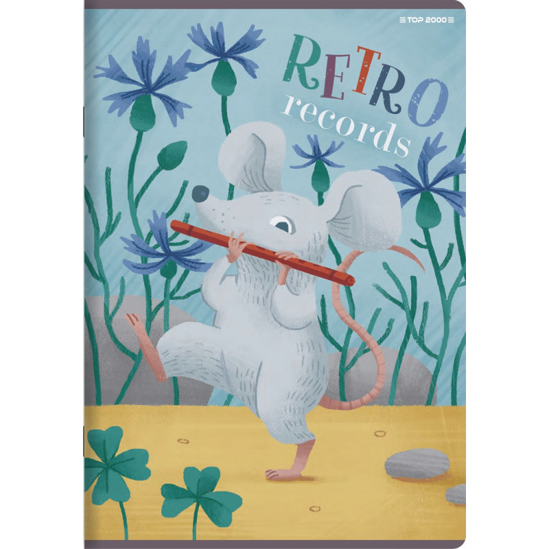 Zeszyt A6 32k kratka 70g BOOKWORM/RETRO 400169403 TOP 2000