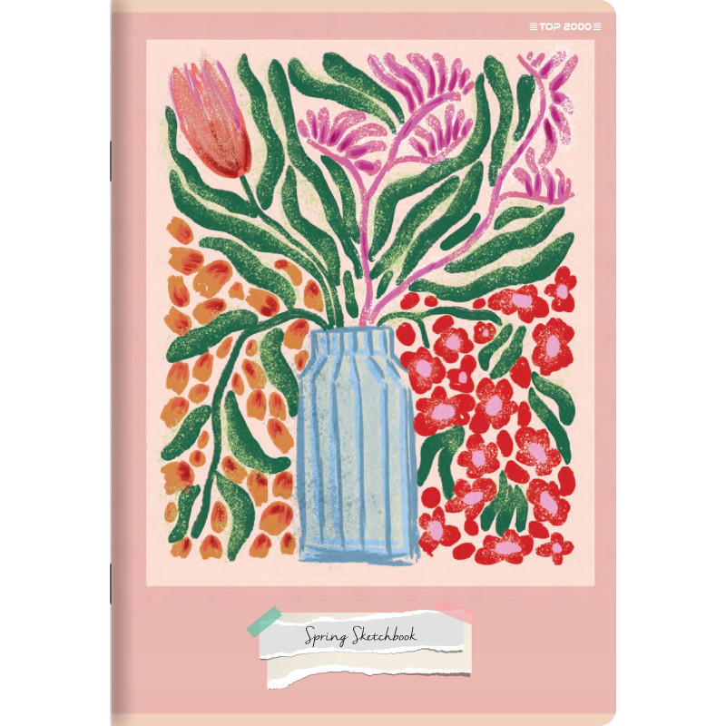 Zeszyt A5 32k kratka margines 70g DINO/SPRING 400169404 TOP 2000