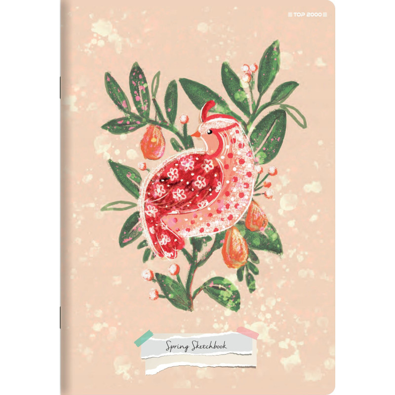 Zeszyt A5 32k kratka margines 70g DINO/SPRING 400169404 TOP 2000