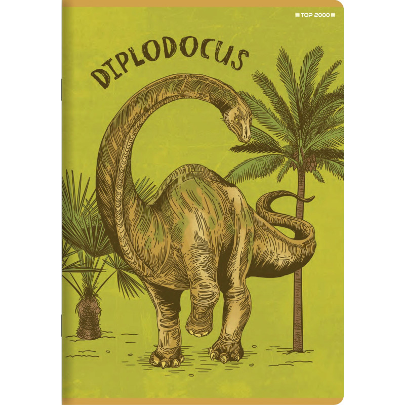 Zeszyt A5 60k kratka margines 70g DINO/SPRING 400169405 TOP 2000