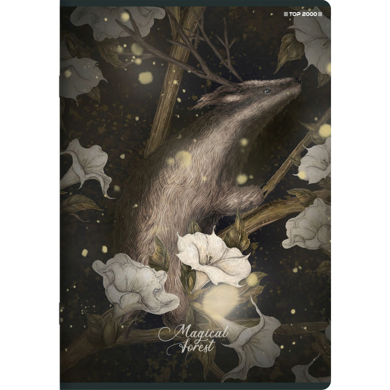 Zeszyt A5 60k linia margines 70g FOREST/ICE 400169413 TOP 2000