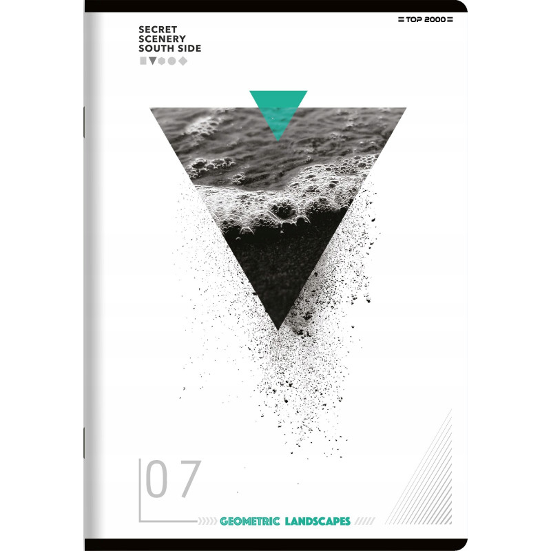 Zeszyt A5 60k linia margines 70g GEO/PLANET 400169438 TOP 2000