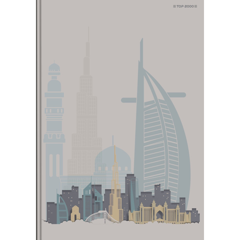 Zeszyt szkolny A4 Brulion 96 kartek w kratkę 70g CITY/GRAD 400169453 TOP 2000