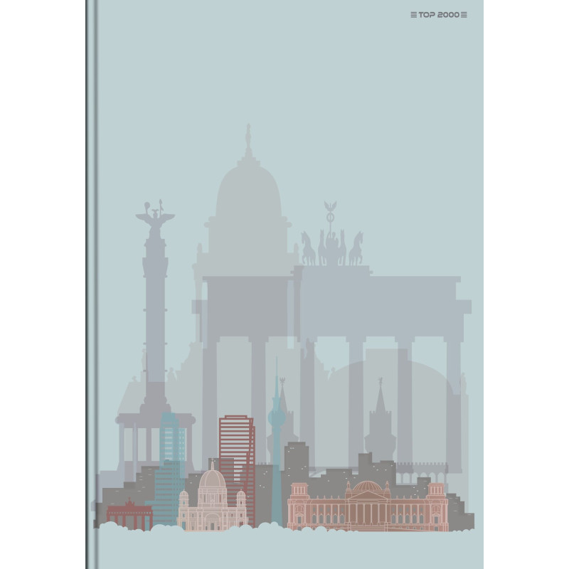 Zeszyt szkolny A4 Brulion 96 kartek w kratkę 70g CITY/GRAD 400169453 TOP 2000