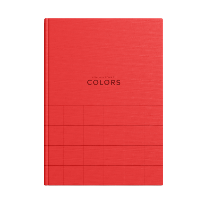 Zeszyt szkolny A5 Brulion 96 kartek w kratkę COLORS 400169191 TOP 2000