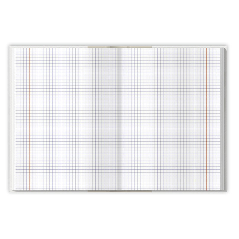 Zeszyt szkolny A5 Brulion 192 kartki w kratkę COLORS 400169201 TOP 2000