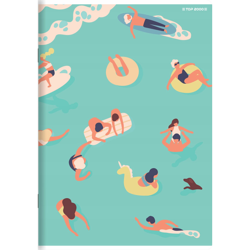 Zeszyt A5 60k linia margines 70g MEGAMIX 400168850 TOP 2000