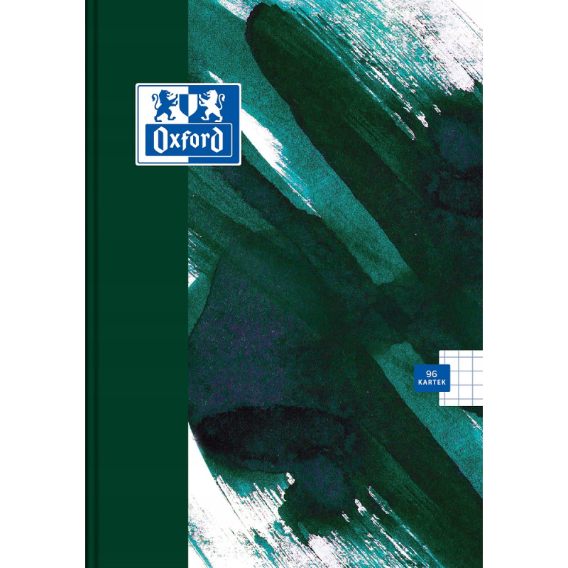 Zeszyt szkolny z twardą okładką A5 Brulion 96 kartek w kratkę PAINT 400170338 OXFORD