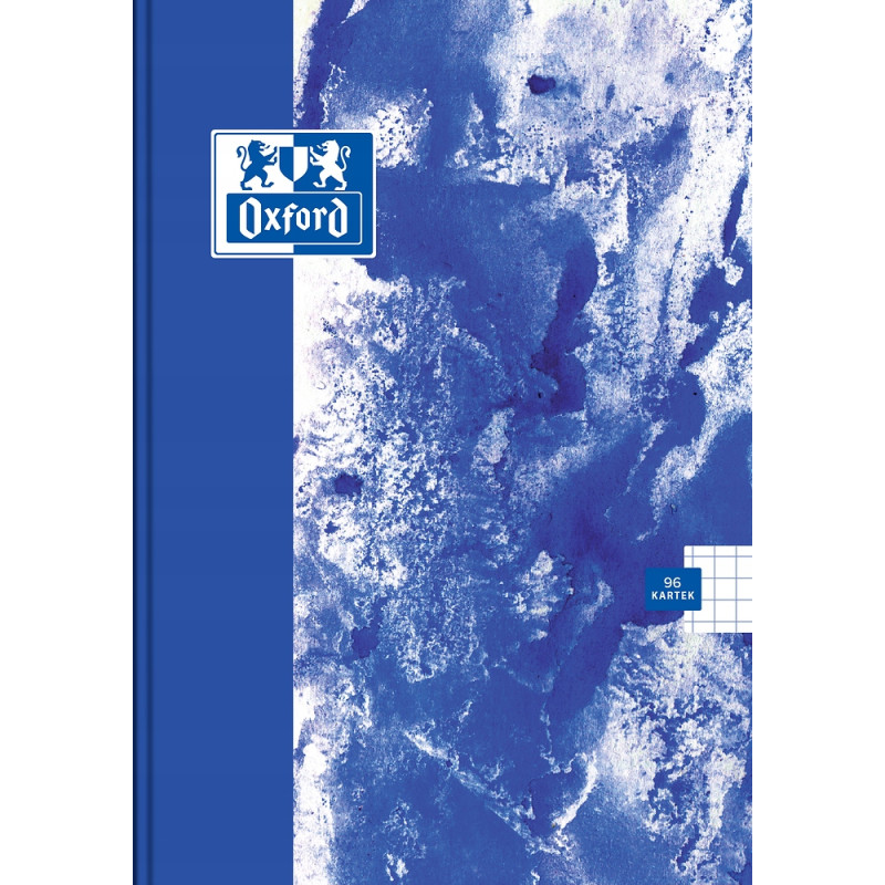 Zeszyt szkolny z twardą okładką A5 Brulion 96 kartek w kratkę PAINT 400170338 OXFORD