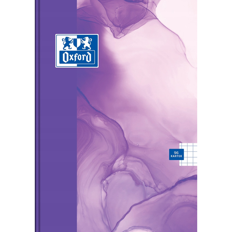 Zeszyt szkolny z twardą okładką A5 Brulion 96 kartek w kratkę PAINT 400170338 OXFORD