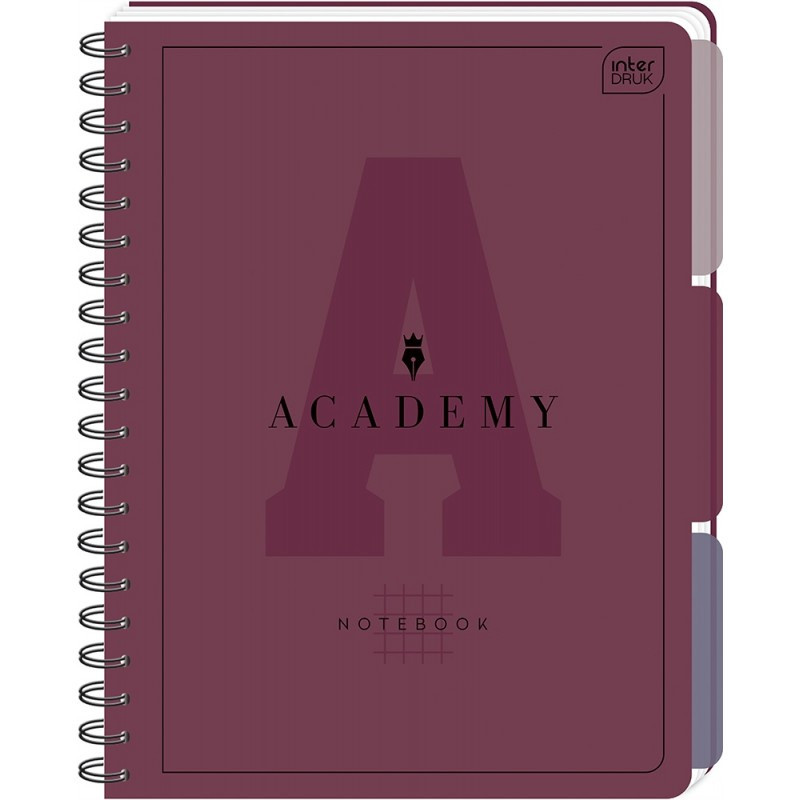 Kołozeszyt B5 100k kratka 90g przekł PP ACADEMY