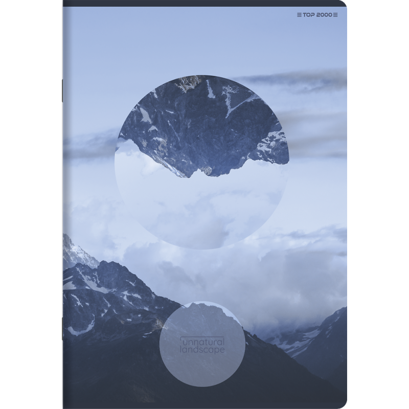 Zeszyt A5 32k kratka margines UNNATURAL LANDSCAPE 400181615 TOP 2000