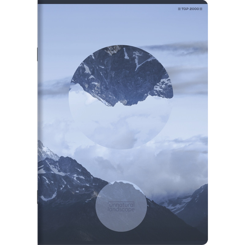 Zeszyt A5 60k linia margines UNNATURAL LANDSCAPE 400182437 TOP 2000