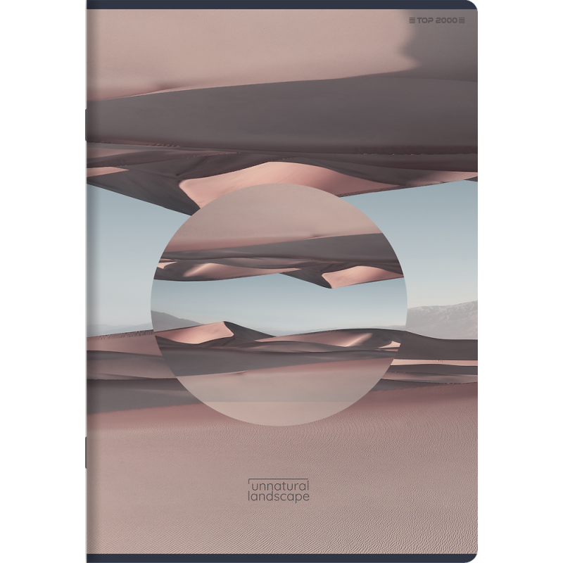 Zeszyt A4 60k kratka margines UNNATURAL LANDSCAPE 400181616 TOP 2000