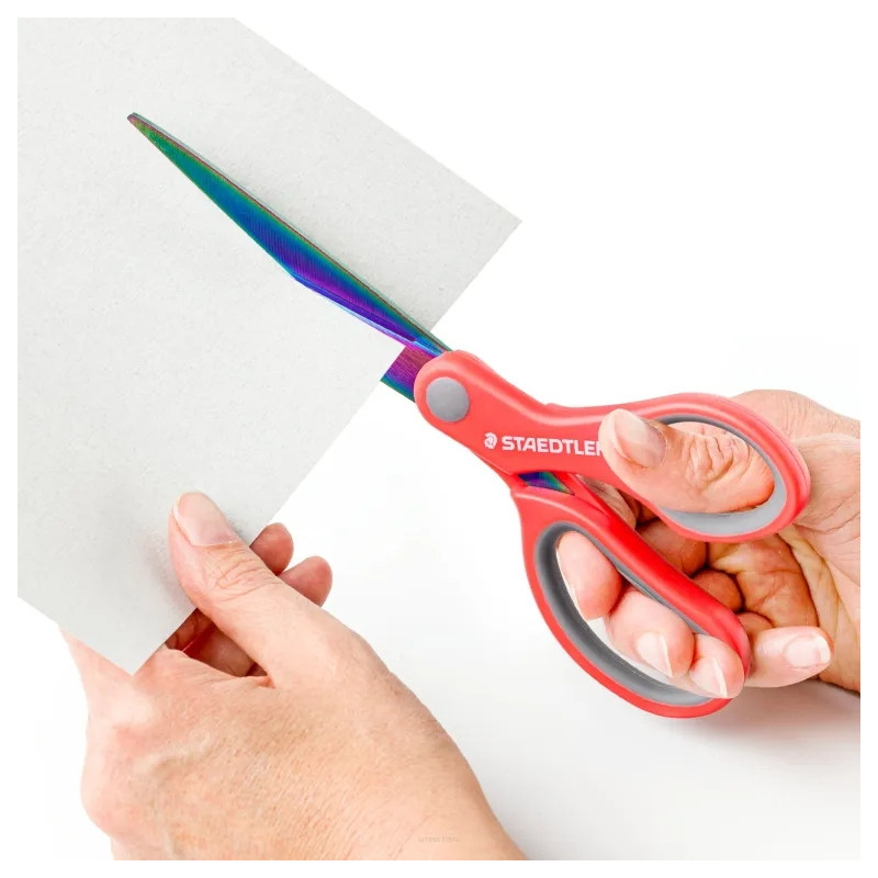 Nożyczki NORIX 21cm kolorowe ostrze, blister S 965 21X BK STAEDTLER