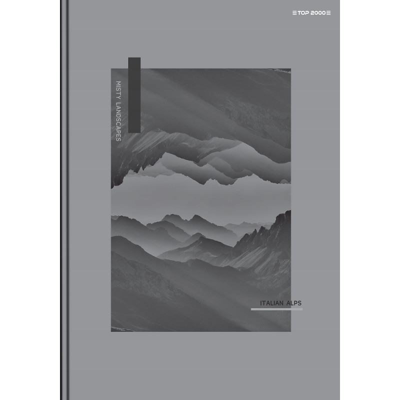 Zeszyt szkolny A4 Brulion 96 kartek w kratkę z marginesem MEGAMIX 400181774 TOP 2000