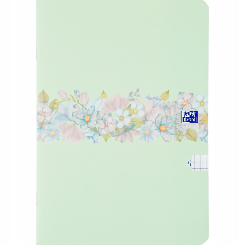 Zeszyt A4 60k kratka margines FLOWERS 400181451 OXFORD