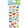 Naklejki 3D PUFFY Funny Aircraft 95mm x 220mm HA 4241 9522-KP04 HAPPY COLOR