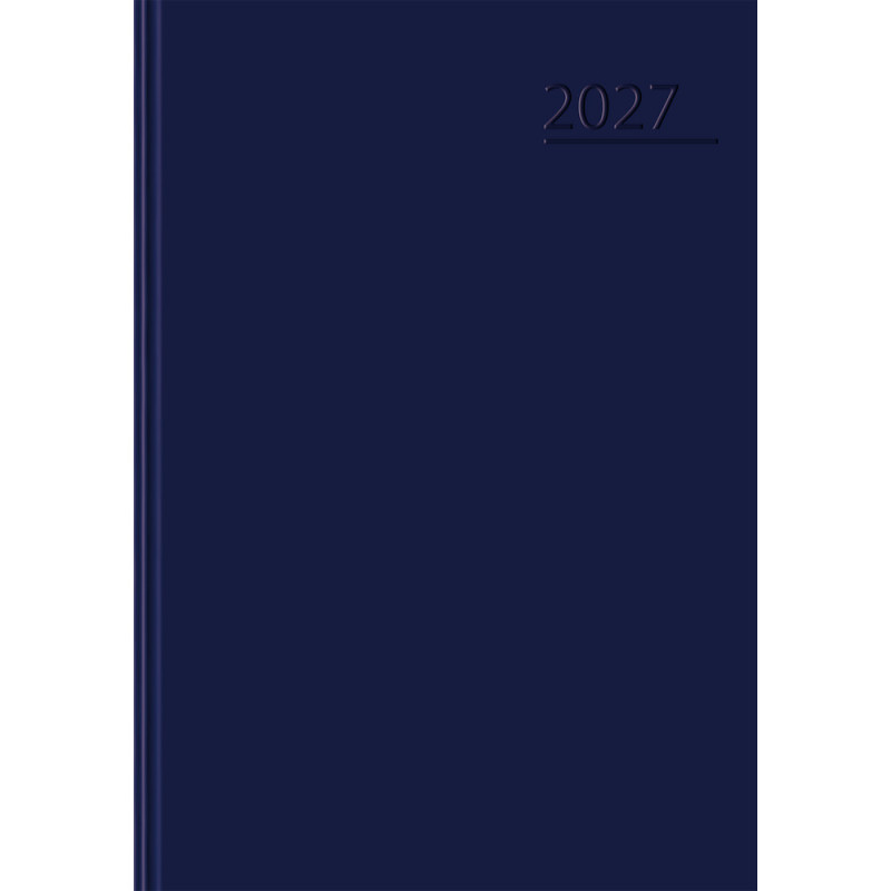 Kalendarz A5 dzienny granatowy BASIC 2027r 400213580 TOP 2000