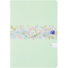 Zeszyt szkolny B5 Brulion w kwiatki 96 kartek w kratkę FLOWER 400181452 OXFORD