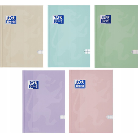 Zeszyt szkolny A5 Brulion 96 kartek w kratkę pastelowy TOUCH PASTEL 400175292 OXFORD