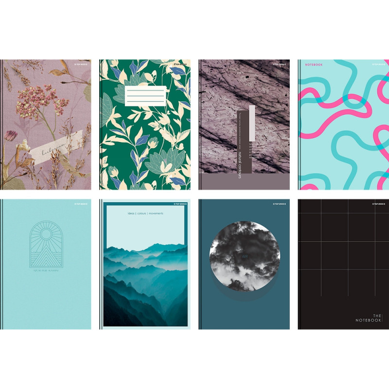 Zeszyt szkolny A5 Brulion 96 kartek w linię z marginesem MEGAMIX 400183671 TOP 2000