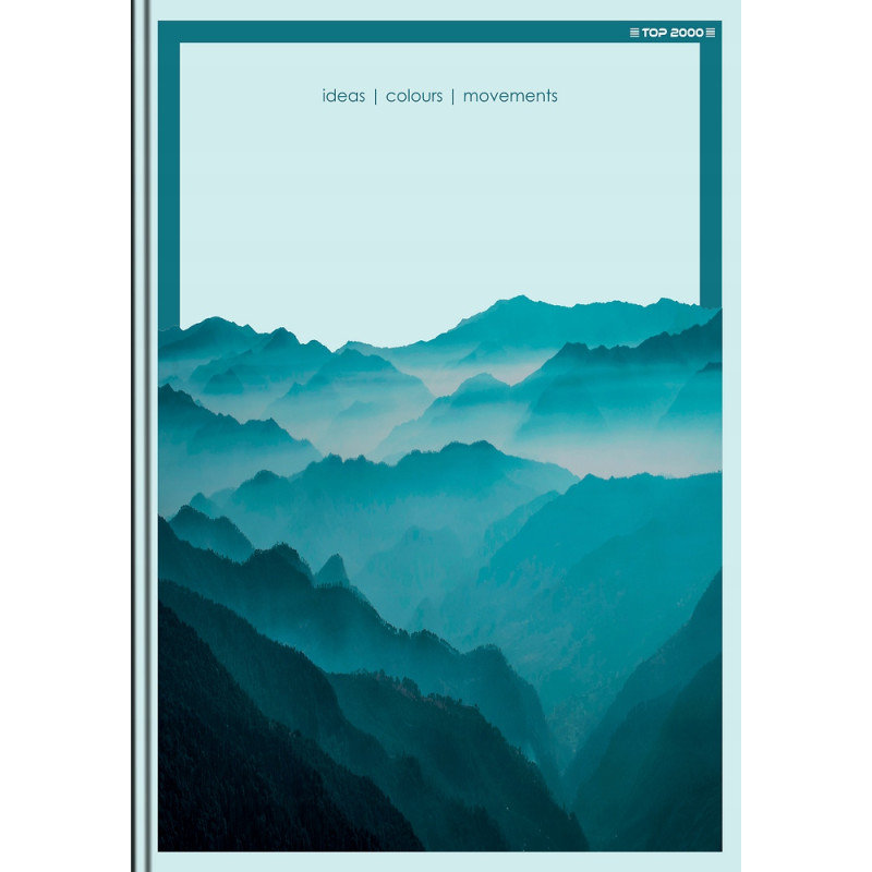 Zeszyt szkolny A5 Brulion 96 kartek w linię z marginesem MEGAMIX 400183671 TOP 2000