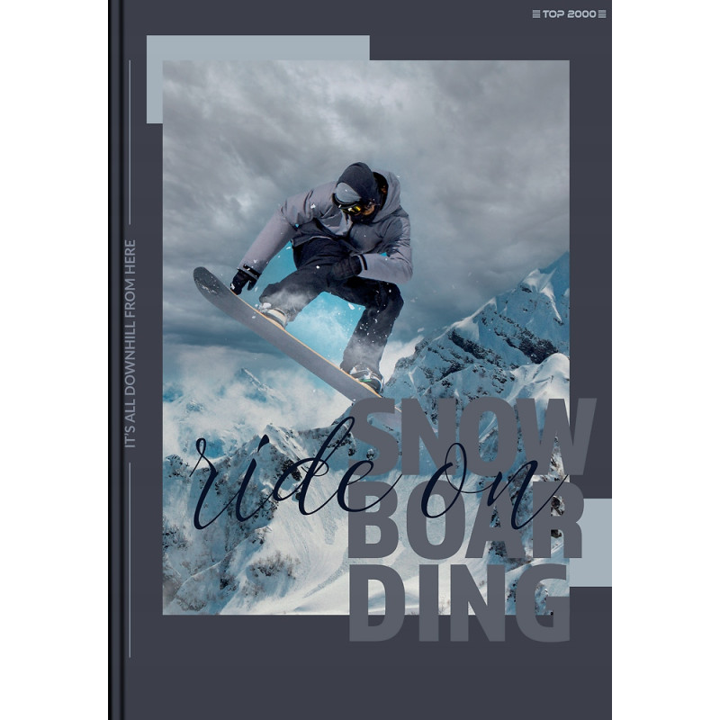 Zeszyt szkolny A5 Brulion 96 kartek w kratkę POSTER 400181912 TOP 2000