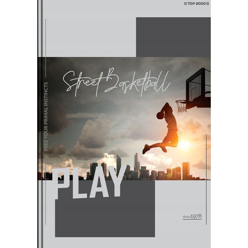 Zeszyt szkolny A5 Brulion 96 kartek w kratkę POSTER 400181912 TOP 2000