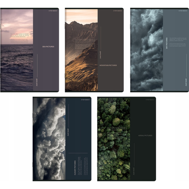 Zeszyt A5 60k linia margines BIRDS EYE 400181622 TOP 2000