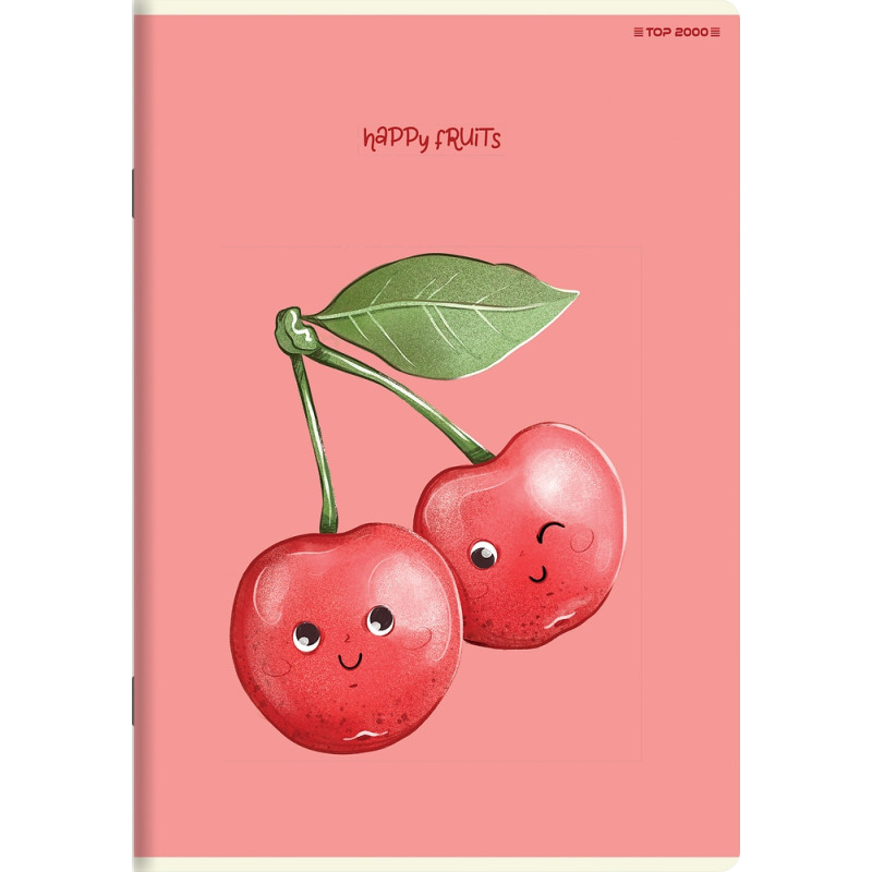 Zeszyt A6 32k kratka HAPPY FRUITS 400181855 TOP 2000