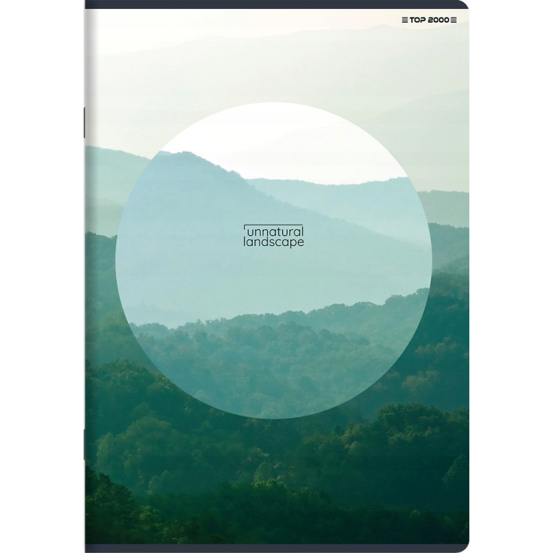Zeszyt A5 32k linia margines UNNATURAL LANDSCAPE 400182421 TOP 2000
