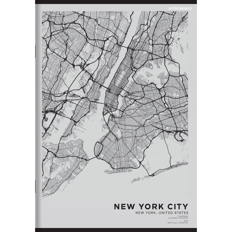 Zeszyt A5 60k kratka margines MEGAMIX 400181758 TOP 2000