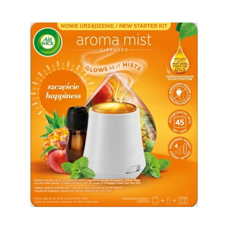Dyfuzor AIR WICK Aroma Mist Mgiełka z olejkami 20ml Szczęście