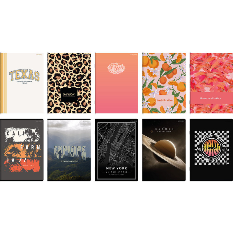 Zeszyt A5 96k kratka margines BASIC 400184410 TOP 2000