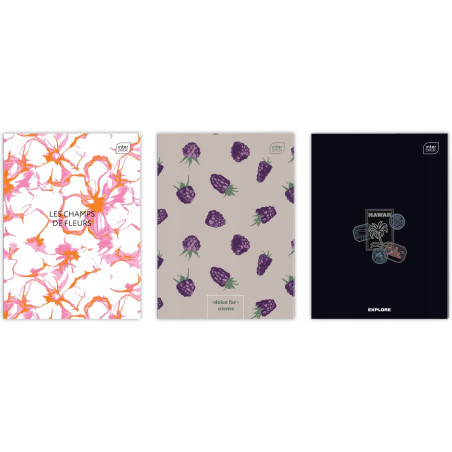 Zeszyt A4 96k linia M 70g UV Mix INTERDRUK