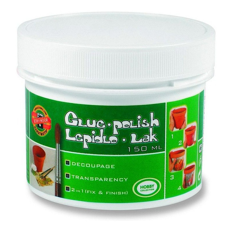 Lakier-klej 150ml do decoupage techniki serwetkowej 150510 KOH-I-NOOR