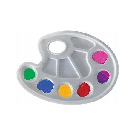 Paleta do mieszania farb Paleta malarska biała BAMBINO