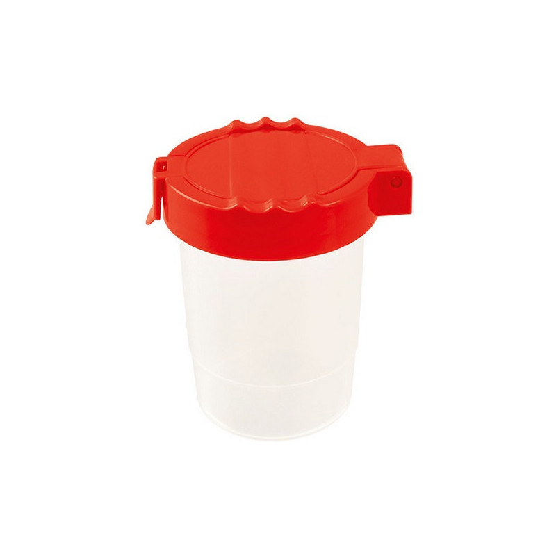 Pojemnik na wodę zamykany czerwony KF005-C TETIS