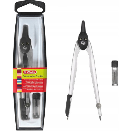 Cyrkiel szkolny na grafit czarny 300001321 HERLITZ