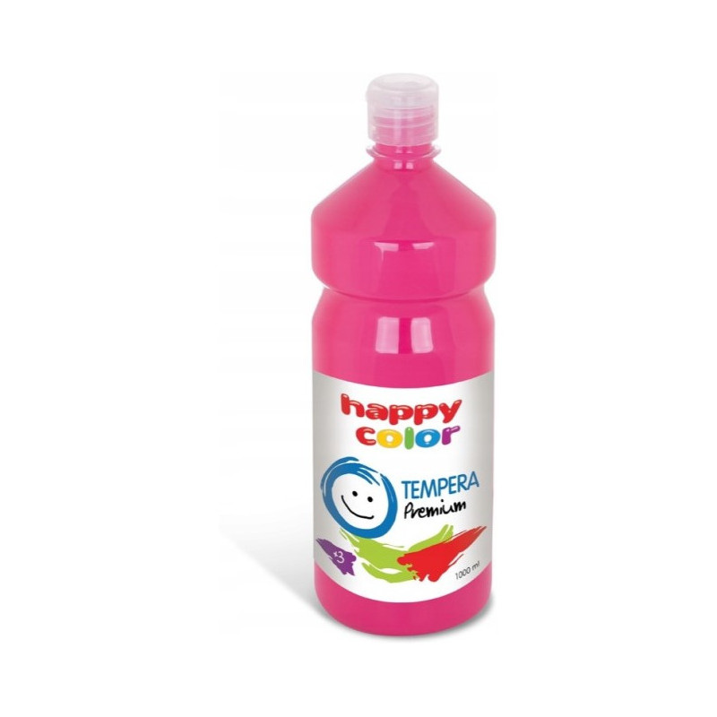 Farba TEMPERA Premium 1000ml magenta HAPPY COLOR 3310 1000-22