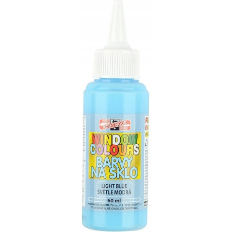 Farba witrażowa 60ml j.niebieska 9742008 KOH-I-NOOR