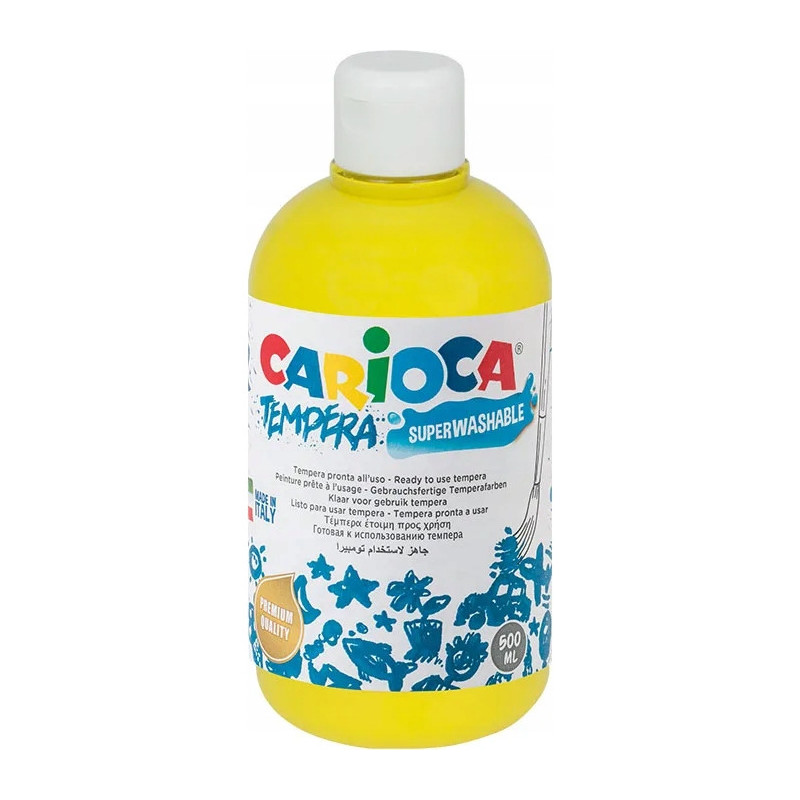 Farba CARIOCA TEMPERA 500ml żółta 40427/03
