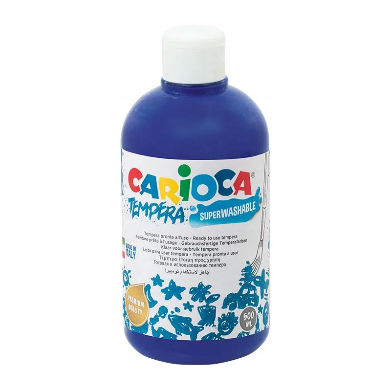 Farba TEMPERA granatowa CARIOCA 500ml 170-2277