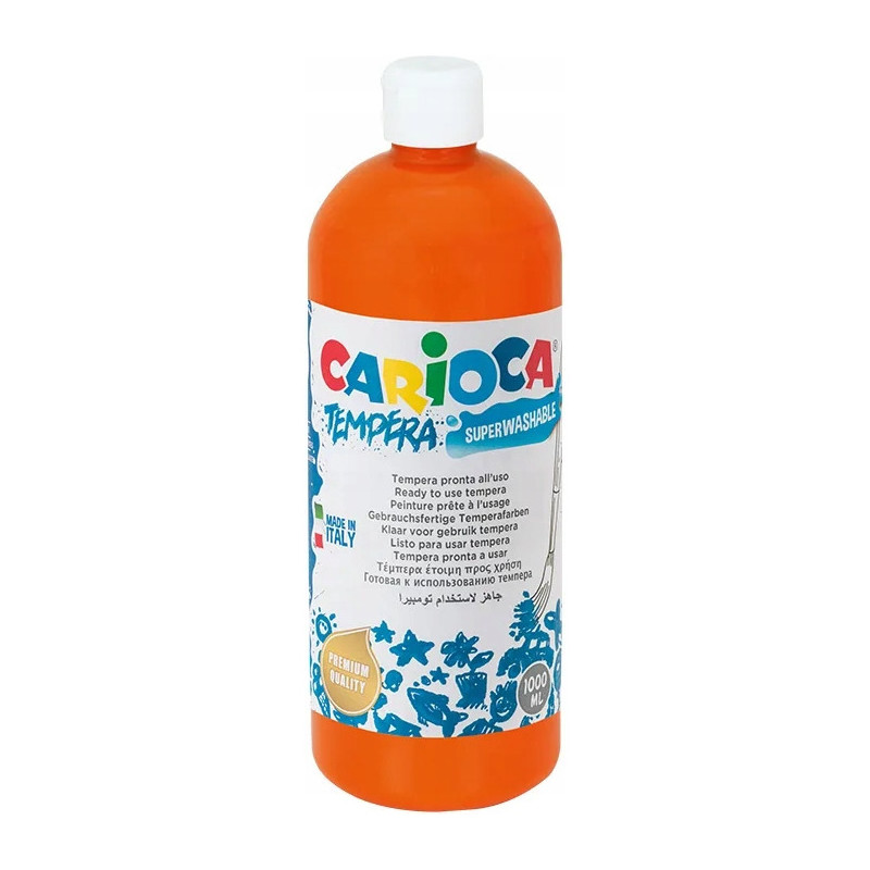 Farba CARIOCA TEMPERA 1000ml pomarańczowy 40430/11 170-1448